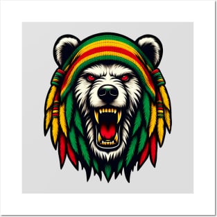 Rasta Bear Posters and Art